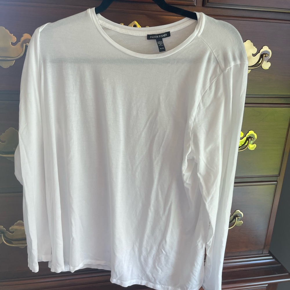 Eileen Fisher Classic White Tee